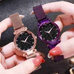 Fashionable Milan Strap Fashionable Starry Sky Magnet Watch Starry Sky Ladies Watch-ZX-002 - Image 6