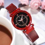 Fashionable Milan watch with bracelet exquisite starry sky surface diamond inlaid simple all-match fashion watch-ZX-019 - Image 2