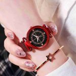 Fashionable Milan watch with bracelet exquisite starry sky surface diamond inlaid simple all-match fashion watch-ZX-019 - Image 3