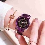 Fashionable Milan watch with bracelet exquisite starry sky surface diamond inlaid simple all-match fashion watch-ZX-019 - Image 4