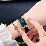 Women's watch retro net red fashion small green watch malachite green dial watch-ZX-001 (Copy) - Image 2