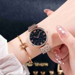 New starry sky watch women's bright starry sky steel belt watch fashion trend quartz watch-ZX-020 (Copy) - Image 2