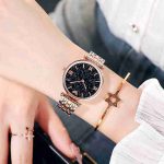 New starry sky watch women's bright starry sky steel belt watch fashion trend quartz watch-ZX-020 (Copy) - Image 4