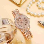 Ins niche starry new ladies watch diamond-encrusted steel belt waterproof women's watch cornucopia-ZX-004 (Copy) - Image 4