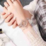 Ins niche starry new ladies watch diamond-encrusted steel belt waterproof women's watch cornucopia-ZX-004 (Copy) - Image 2