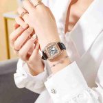 Small cube sugar niche luxury square ladies watch-ZX-005 - Image 4