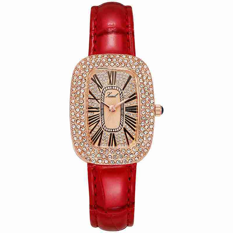O1CN01WaJs5w1CthoiLMoTm_1924270139-0-cib.jpg Gypsophila women's watch full of diamonds English dove egg belt small green watch-ZX-003 - Image 1