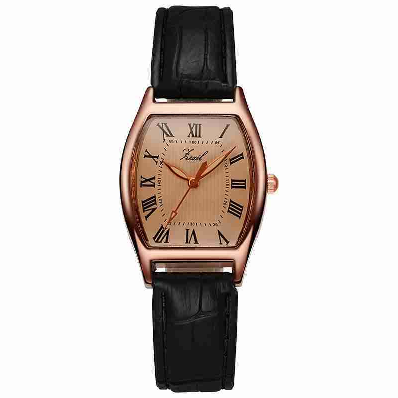 O1CN01XBoxF61CthpR1UADc_1924270139-0-cib.jpg New Quartz Watch Retro Wind Barrel Belt Watch Simple Ladies Watch-ZX-013 - Image 1