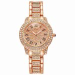 Ins niche starry new ladies watch diamond-encrusted steel belt waterproof women's watch cornucopia-ZX-004