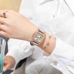 Small cube sugar niche luxury square ladies watch-ZX-005 - Image 3
