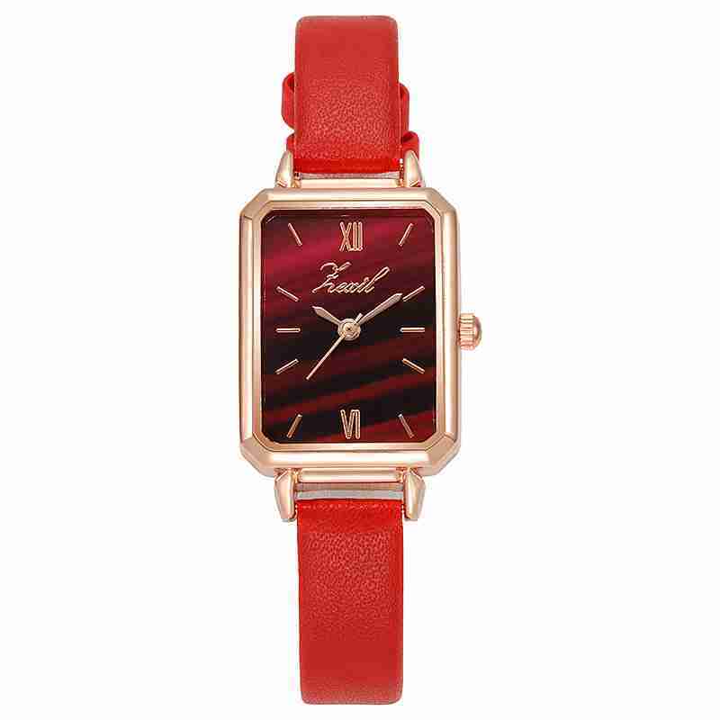 O1CN01qzPiNL1CthjFEsgBI_1924270139-0-cib.jpg New ins women's mesh belt watch casual trend marble pattern retro personality square watch-ZX-015 - Image 1