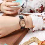 New Quartz Watch Retro Wind Barrel Belt Watch Simple Ladies Watch-ZX-013 - Image 3