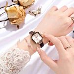 Small square watch ins niche design light luxury simple temperament belt small sugar sugar ladies watch-ZX-006 - Image 5